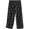 PNAEONG Women’s Capri Pajama Pants Lounge Causal Bottoms Fun Print Sleep Pants(Black Cats)
