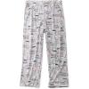 PNAEONG Women’s Capri Pajama Pants Lounge Causal Bottoms Fun Print Sleep Pants(Coffee)