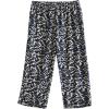 PNAEONG Women’s Capri Pajama Pants Lounge Causal Bottoms Fun Print Sleep Pants(Leopard Print)