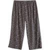 PNAEONG Women’s Capri Pajama Pants Lounge Causal Bottoms Fun Print Sleep Pants(Little Flower)