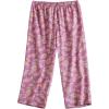 PNAEONG Women’s Capri Pajama Pants Lounge Causal Bottoms Fun Print Sleep Pants(Pink Boho)