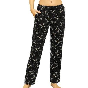 PNAEONG Women Cotton Pajama Pants Comfy Pj Bottoms Soft Printed Lounge Pant with Pockets(Black Cats)