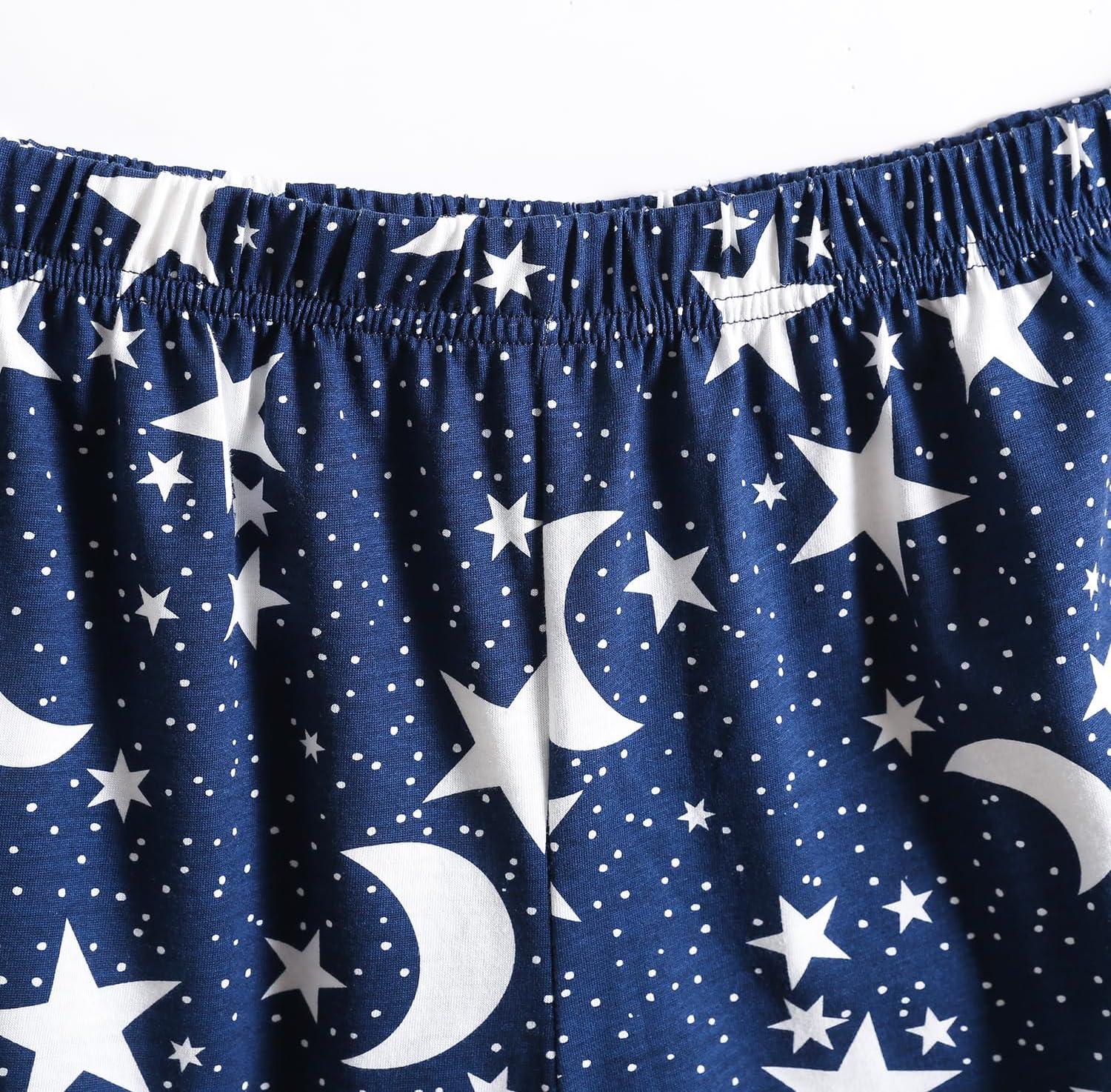 imagePNAEONG Womens Pajamas Set Cotton Short Sleeve Sleepwear Pjs Sets S3XLS Deep Night