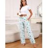 PNAEONG Pajama Pants Women 3 Pack Soft Cotton Lounge Pants Comfy Casual Pajama Bottoms with Elastic Waistband & Pockets(Set 5)