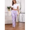 PNAEONG Pajama Pants Women 3 Pack Soft Cotton Lounge Pants Comfy Casual Pajama Bottoms with Elastic Waistband & Pockets(Set 5)