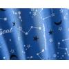 PNAEONG Women Short Sleeve Long Nightgown Soft Cotton Sleepwear Nightshirts Loungewear with Pockets(Constellation)
