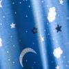 PNAEONG Women Short Sleeve Long Nightgown Soft Cotton Sleepwear Nightshirts Loungewear with Pockets(Moon Night)