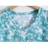 PNAEONG Women Short Sleeve Long Nightgown Soft Cotton Sleepwear Nightshirts Loungewear with Pockets(T-green)