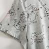 PNAEONG Women’s Nightgowns Short Sleeves Cotton Sleepwear Print Sleep Shirt XTSY108-Gray Cats-L