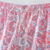 PNAEONG Women’s Pajamas Set, Cotton Short Sleeve Sleepwear Pjs Sets S-3XL(S Pink Paisley)