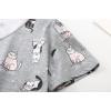 PNAEONG Women’s Pajamas Set, Cotton Short Sleeve Sleepwear Pjs Sets S-3XL(S Sleep Cats)