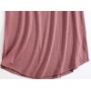 PNAEONG 3 Pack Women’s Cotton Nightgown Sleepwear, Short Sleeve Nightshirt with Breast Pocket Casual Sleepwear, S-3XL(Royal+wine+charcoal)