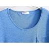 PNAEONG 3 Pack Women’s Cotton Nightgown Sleepwear, Short Sleeve Nightshirt with Breast Pocket Casual Sleepwear, S-3XL(Royal+wine+charcoal)