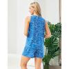 PNAEONG Women Cotton Sleepwear Short Sets Tank&Short Pajamas Sets XTSY208(Constellation)