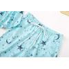 PNAEONG Women’s Pajama Set – Sleepwear Tops with Capri Pants Casual and Fun Prints Pajama Sets SY215-Purple-XL(S Blue Star)