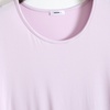 PNAEONG Plus Size Nightgowns for Women Short Sleeve House Dress Loose Fit Sleepwear with Pockets M-3XL(C Lilac)