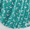 PNAEONG Plus Size Nightgowns for Women Short Sleeve House Dress Loose Fit Sleepwear with Pockets M-3XL(Green Moon)